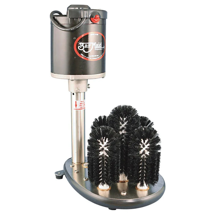 Bar-Maid A-200 Upright Electric Glass Washer, Stainless Steel Enclosed Motor, 110v